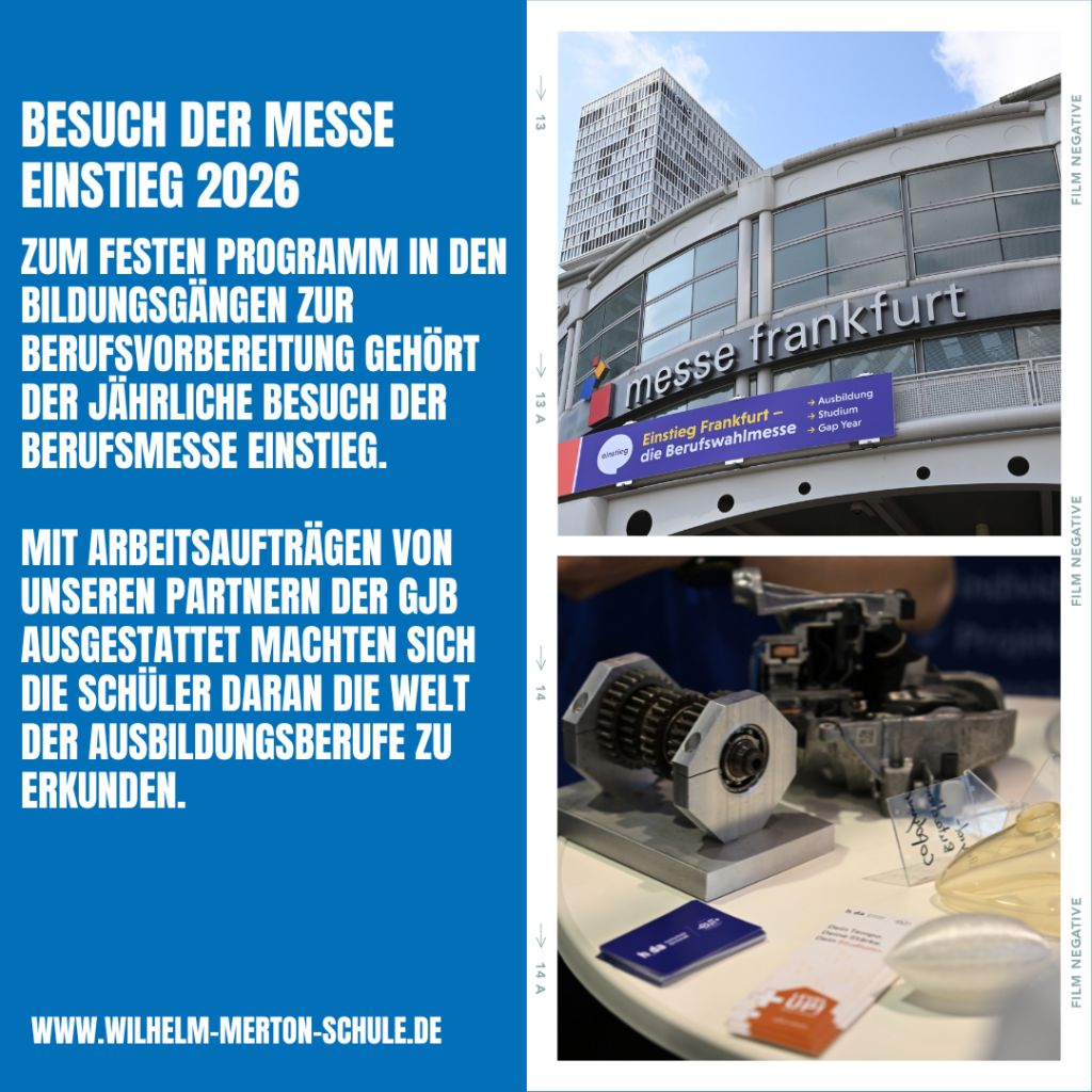 Zum festen Programm in den Bildungsgängen zur Berufsvorbereitung gehört der jährliche Besuch der Berufsmesse Einstieg. Mit Arbeitsaufträgen von unseren Partnern der GJB ausgestattet machten sich die Schüler daran die Welt der Ausbildungsberufe zu erkunden.